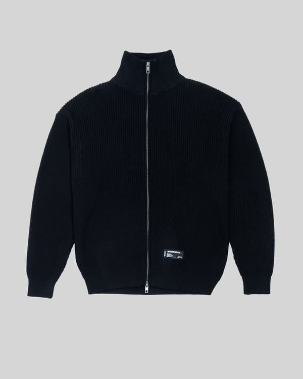 Rib Knit Fullzip